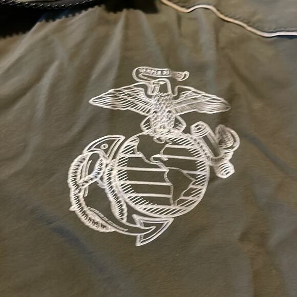 New Balance Marines Green Zip Up Jacket Women's Size Xsmall Short - Picture 3 of 5